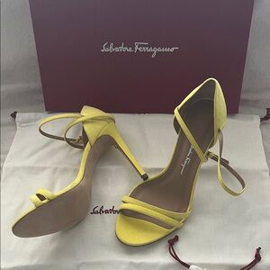 Salvatore Ferragamo Yellow Women's Heels